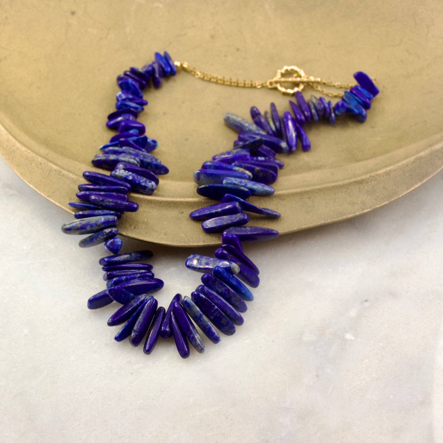 Illuminate Chunky Lapis Lazuli Neckpiece