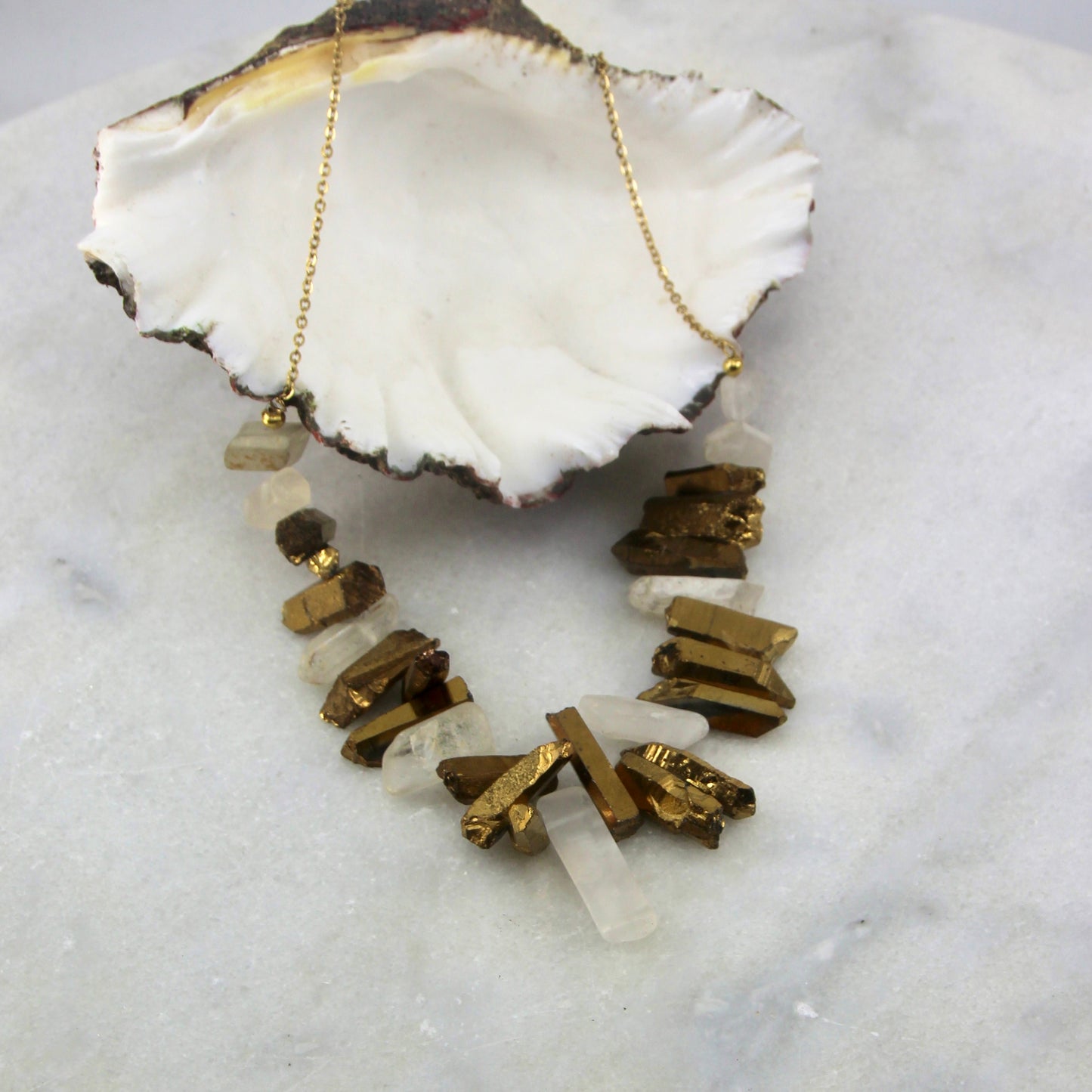 Illuminate Chunky Quartz Necklace