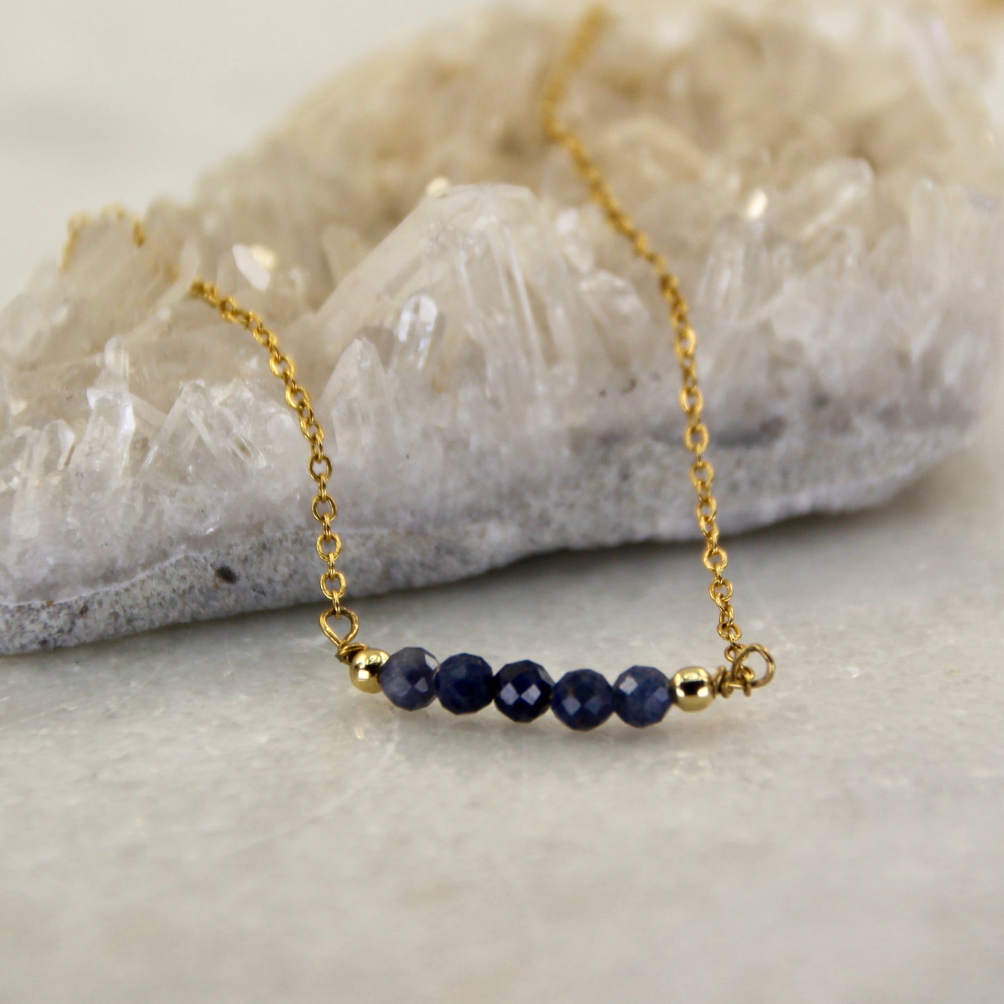 Golden Age Birthstone Necklace