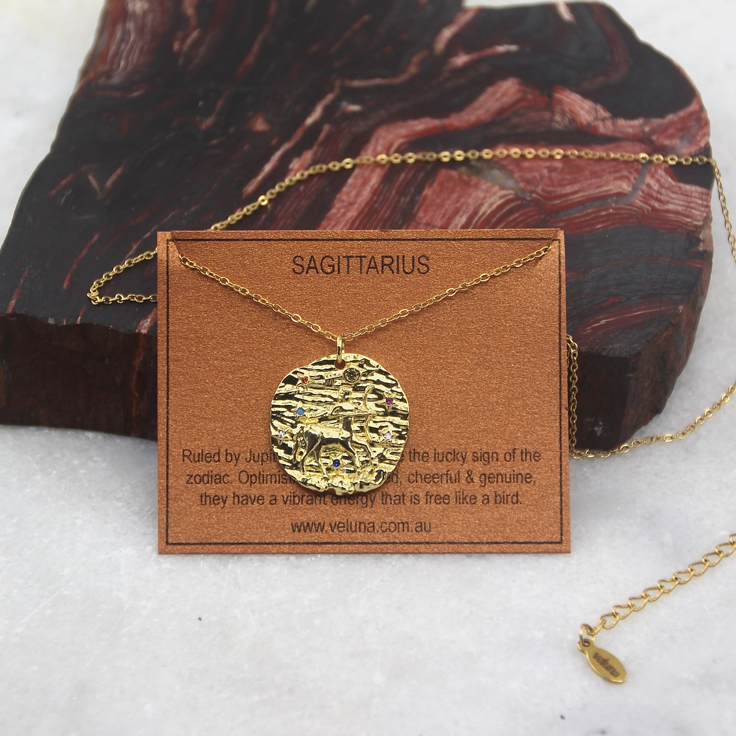 Sagittarius Golden Age Zodiac Pendant