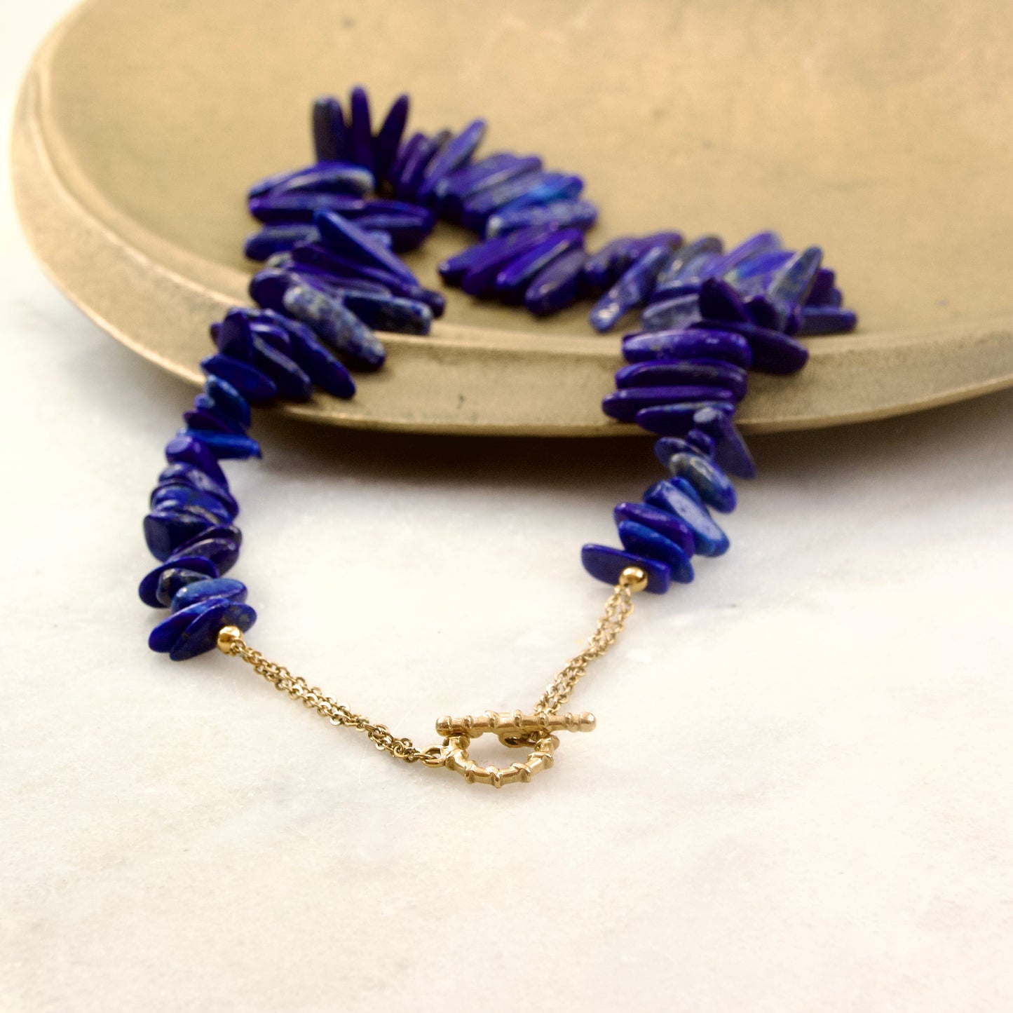 Illuminate Chunky Lapis Lazuli Neckpiece