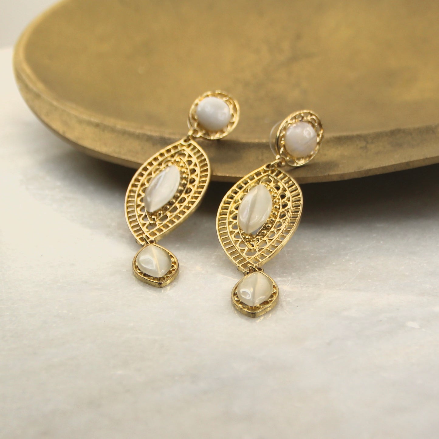 Lakshmi Goddess Gemstone Earring