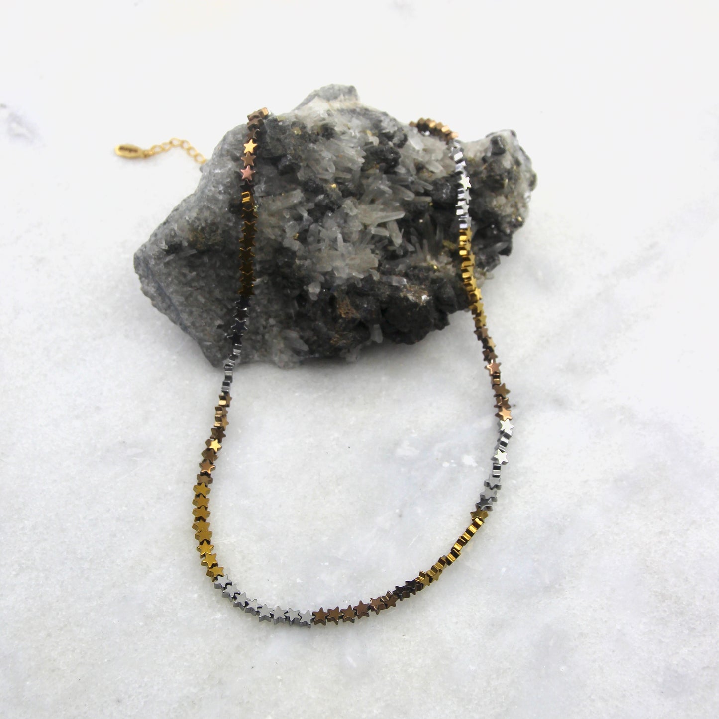 The Stars & Moon Gemstone Necklace