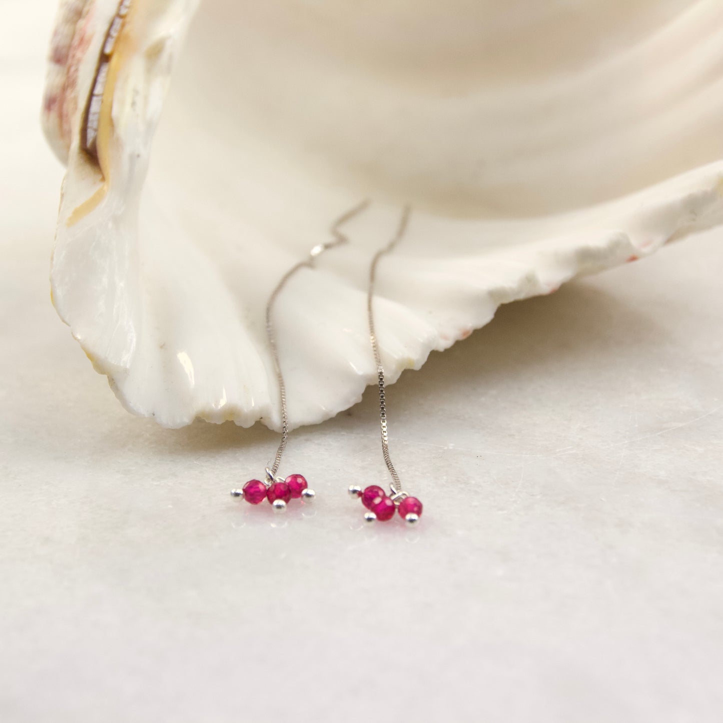 Golden Age Birthstone Thread Earring