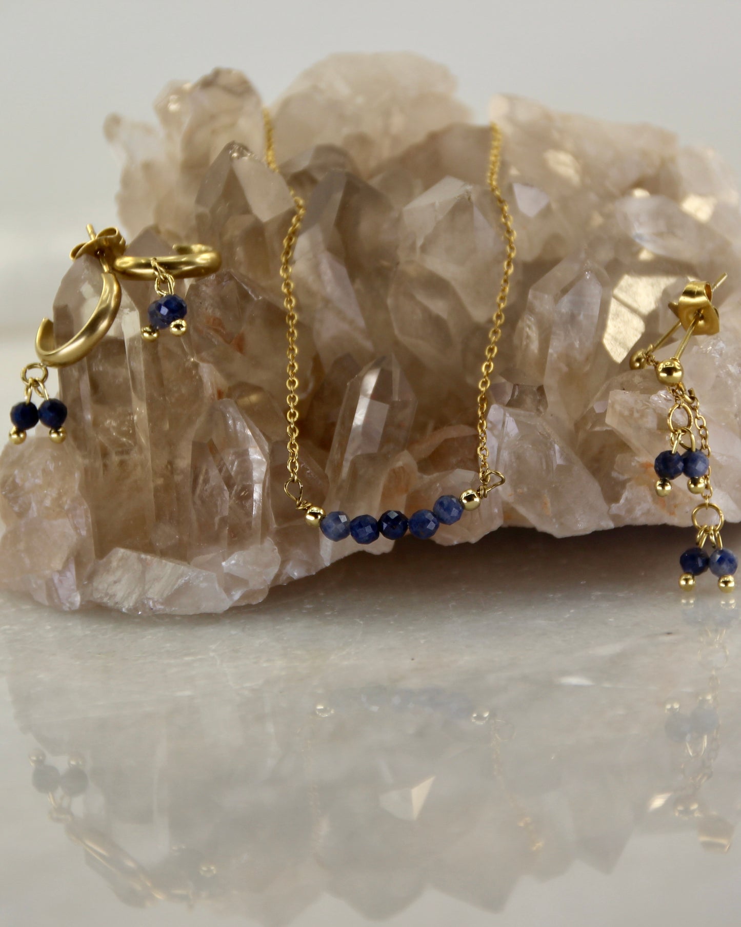 Golden Age Birthstone Drop Earring